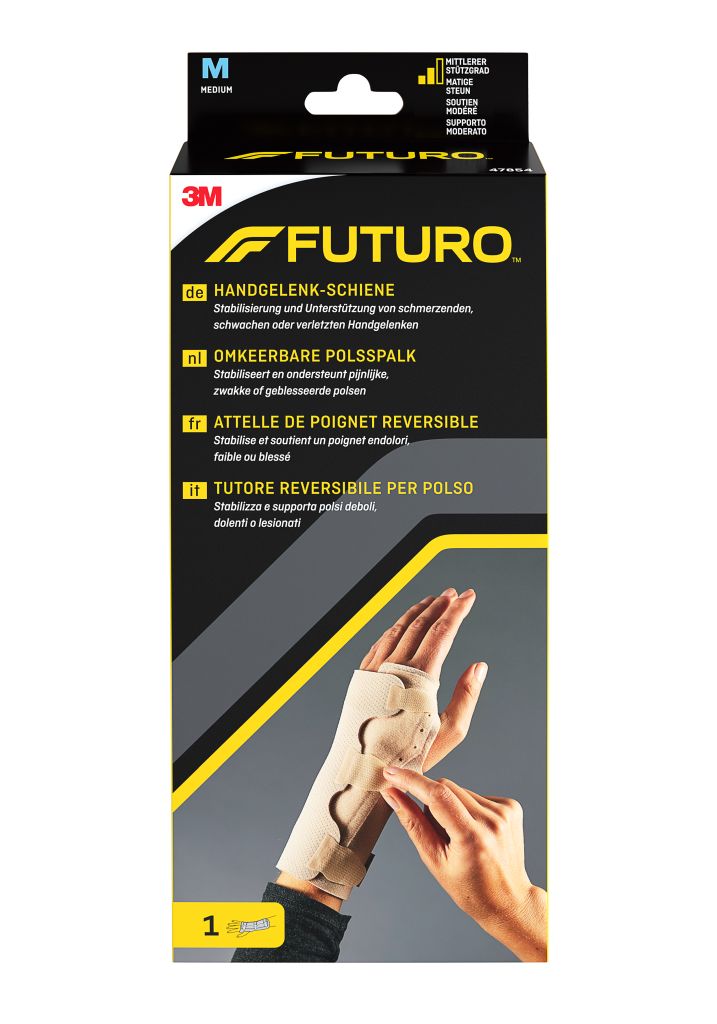 3M FUTURO™ Zápěstní bandáž s oboustrannou dlahou vel. M 1 ks 3M