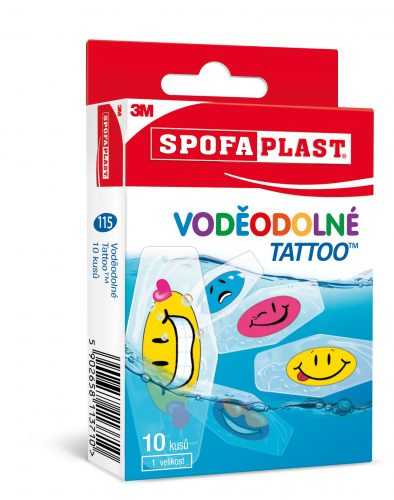 3M Spofaplast Voděodolné Tattoo dětské náplasti 10 ks 3M