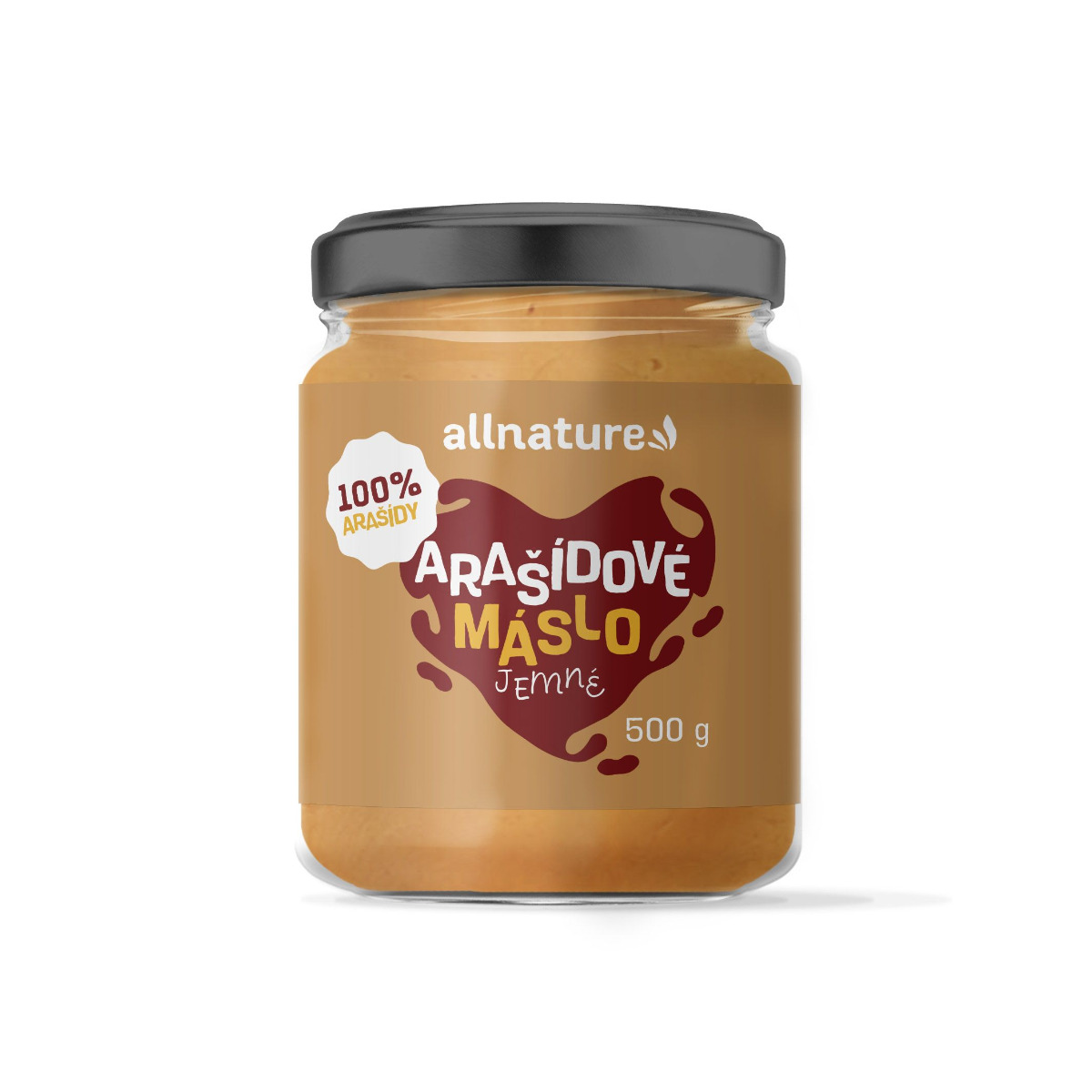 Allnature Arašídové máslo jemné 500 g Allnature