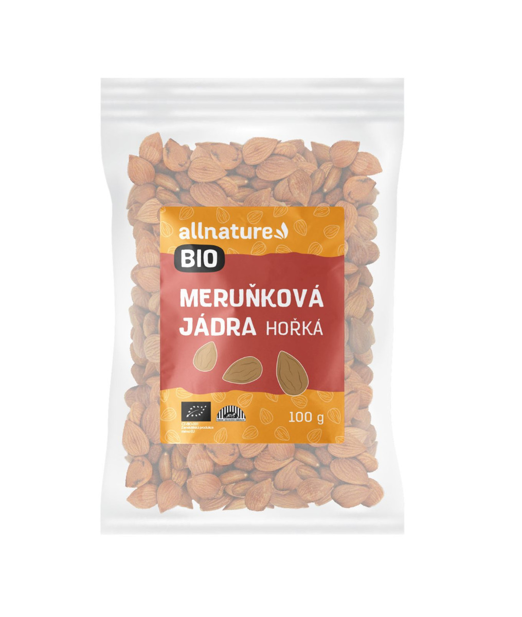 Allnature Meruňková jádra hořká BIO 100 g Allnature