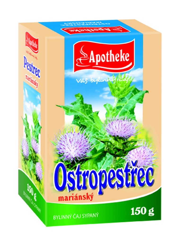 Apotheke Ostropestřec mariánský plod sypaný čaj 150 g Apotheke