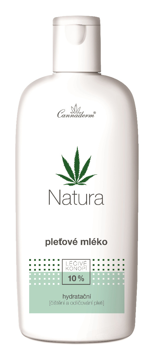 Cannaderm Natura Pleťové mléko hydratační 200 ml Cannaderm