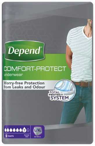 Depend Normal pro muže L/XL absorpční natahovací kalhotky 9 ks Depend