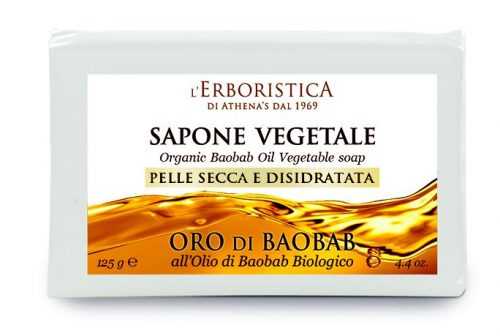 Erboristica Oro di Baobab Rostliné tuhé mýdlo 125 g Erboristica