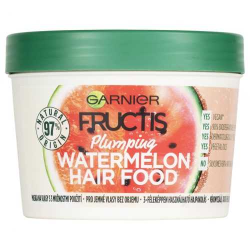 Garnier Fructis Watermelon Hair Food maska na jemné vlasy bez objemu 390 ml Garnier