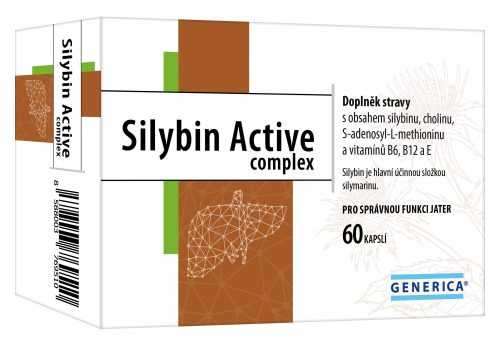 Generica Silybin Active complex 60 kapslí Generica