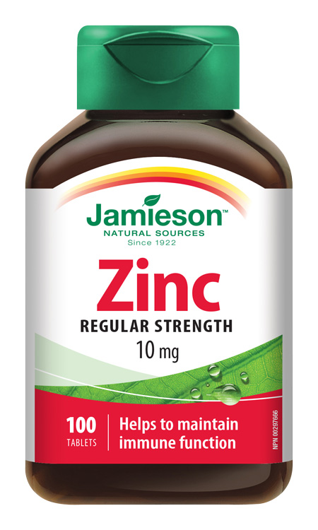 Jamieson Zinek 10 mg 100 tablet Jamieson