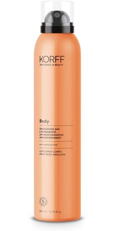 KORFF Tělové mléko ve spreji 200 ml KORFF