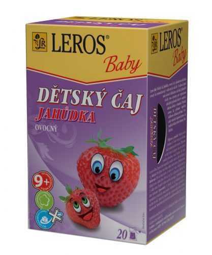 Leros Dětský čaj Jahůdka 20x2 g Leros