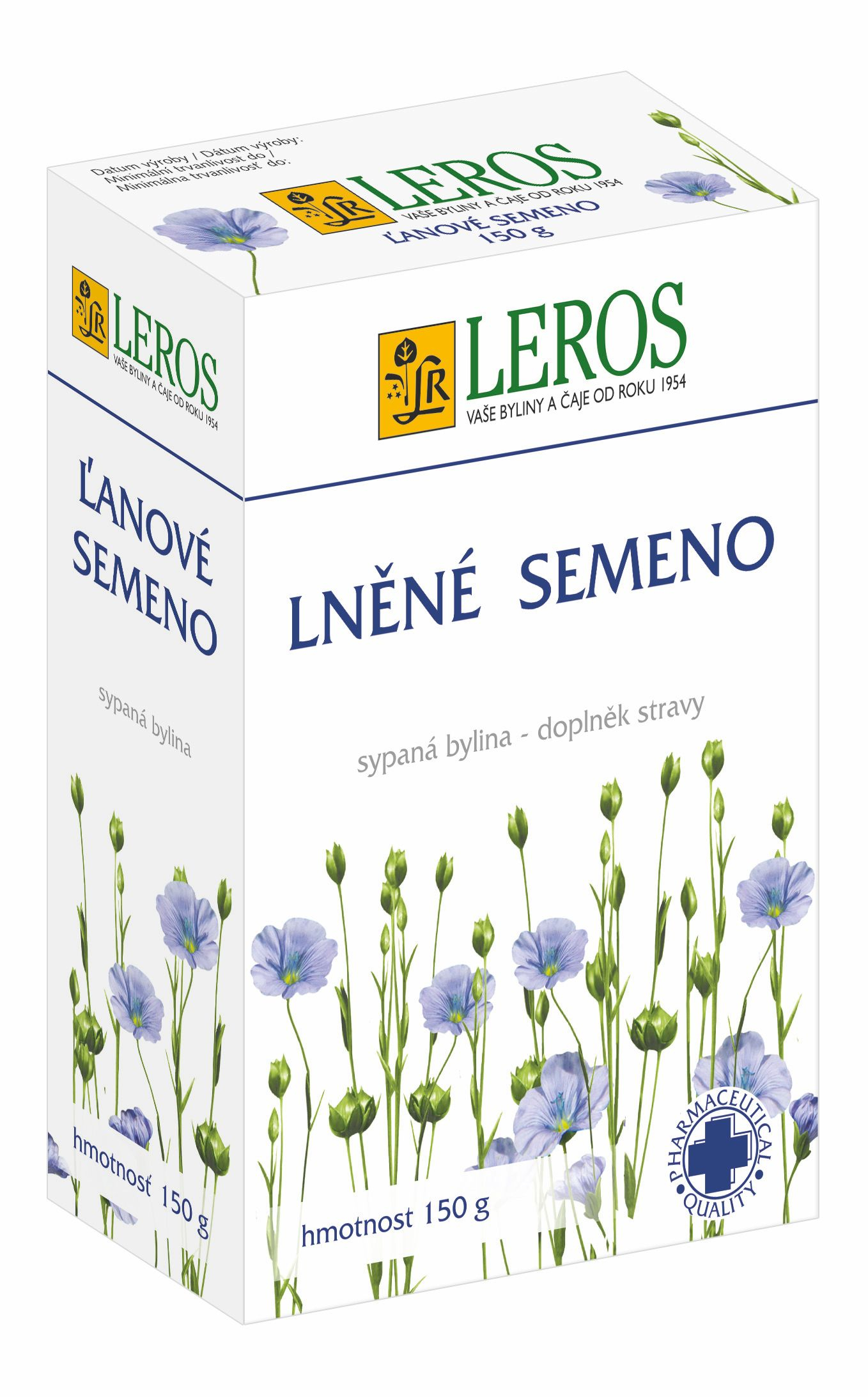 Leros Lněné semeno sypané 150 g Leros