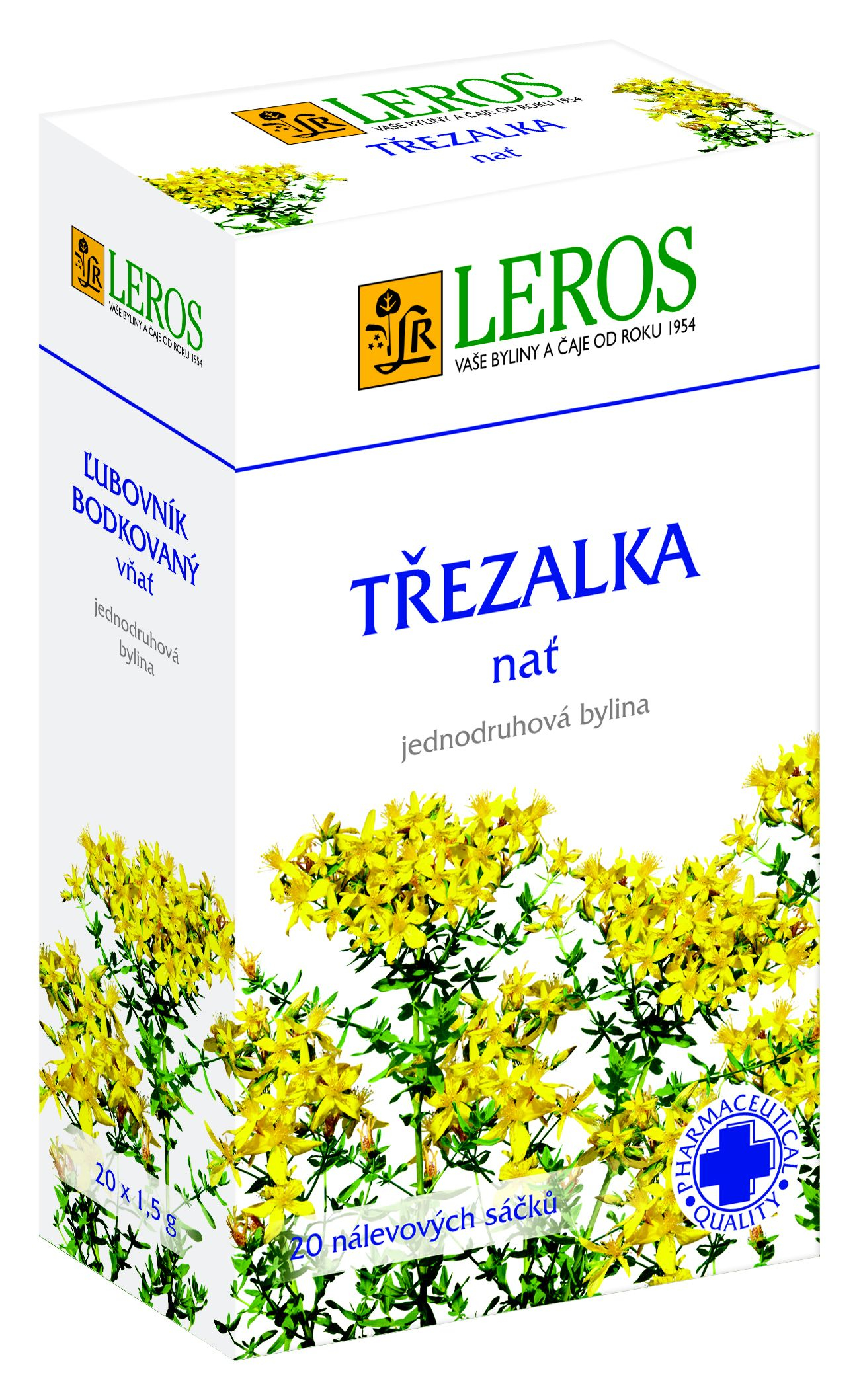 Leros Třezalka - nať porcovaný čaj 20x1