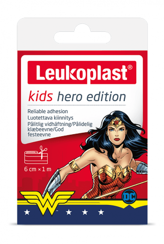 Leukoplast Kids Hero Edition Náplast dětská 6cm x 1m role 1 ks Leukoplast