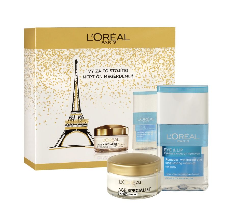 Loréal Paris Age Specialist 65+ péče proti vráskám dárková sada Loréal Paris