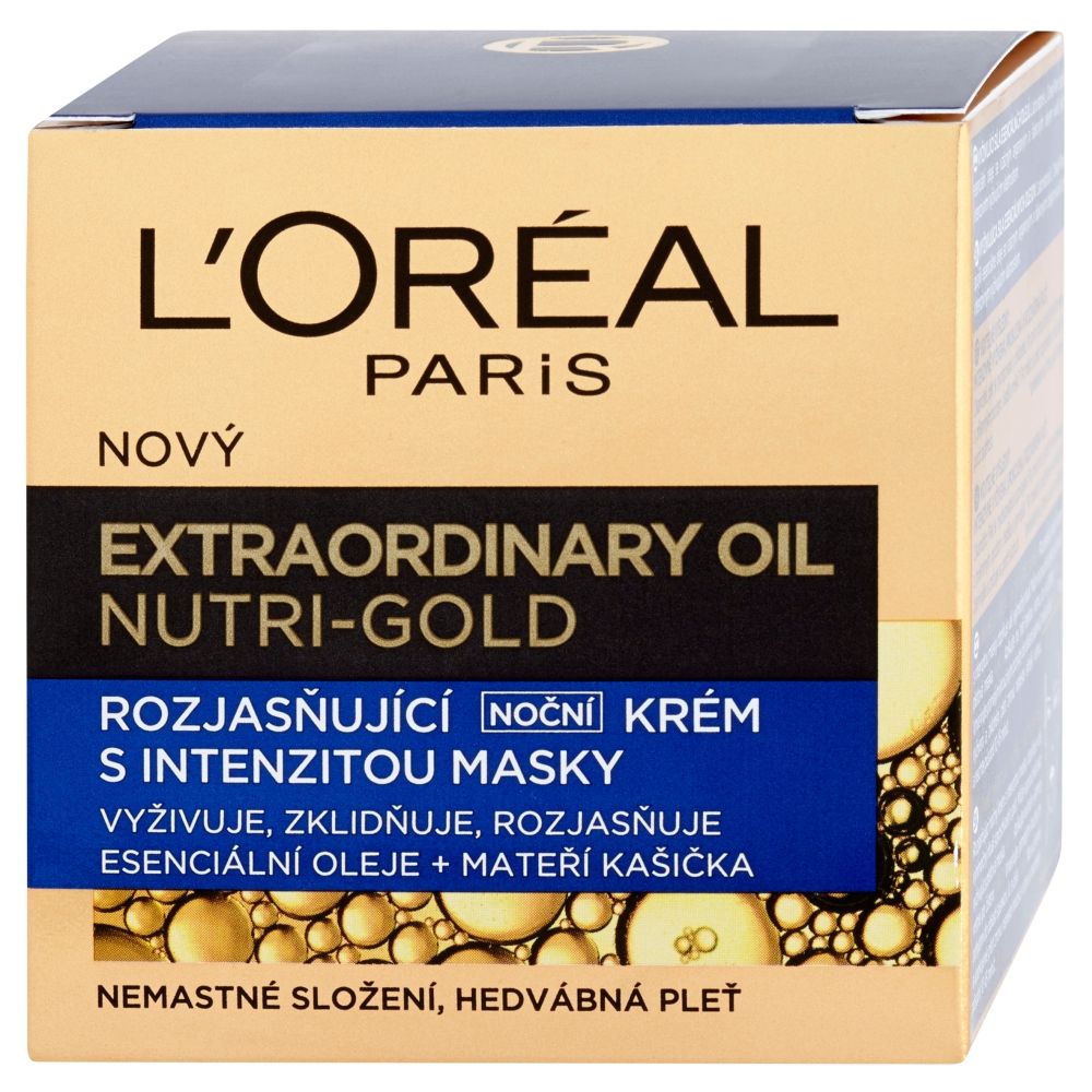 Loréal Paris Nutri-Gold Rozjasňující noční krém s intenzitou masky 50 ml Loréal Paris