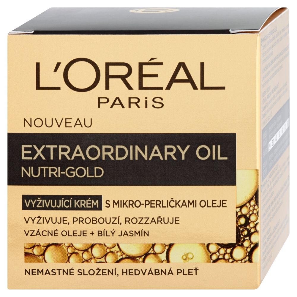 Loréal Paris Nutri-Gold Vyživující krém s mikro-perličkami oleje 50 ml Loréal Paris