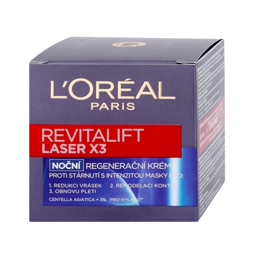 Loréal Paris Revitalift Laser X3 noční regenerační krém proti vráskám 50 ml Loréal Paris