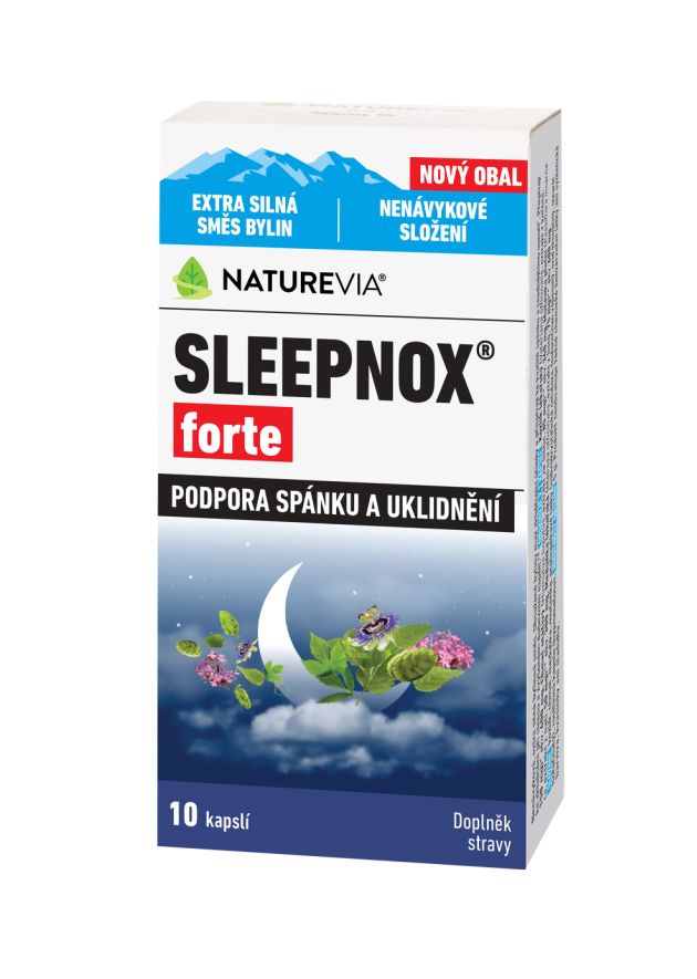 NatureVia Sleepnox forte 10 kapslí NatureVia