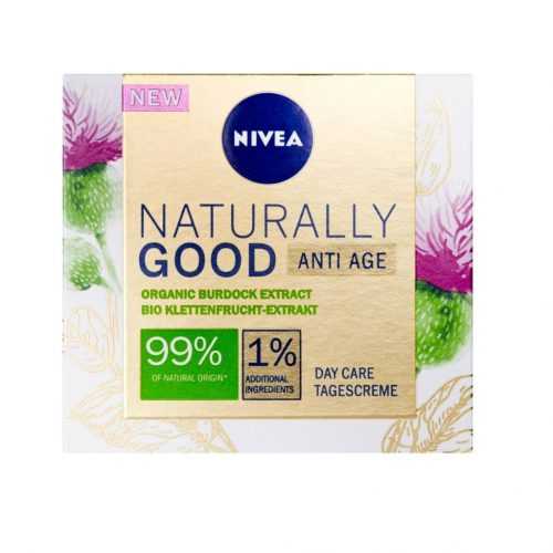 Nivea Naturally Good denní krém proti vráskám 50 ml Nivea