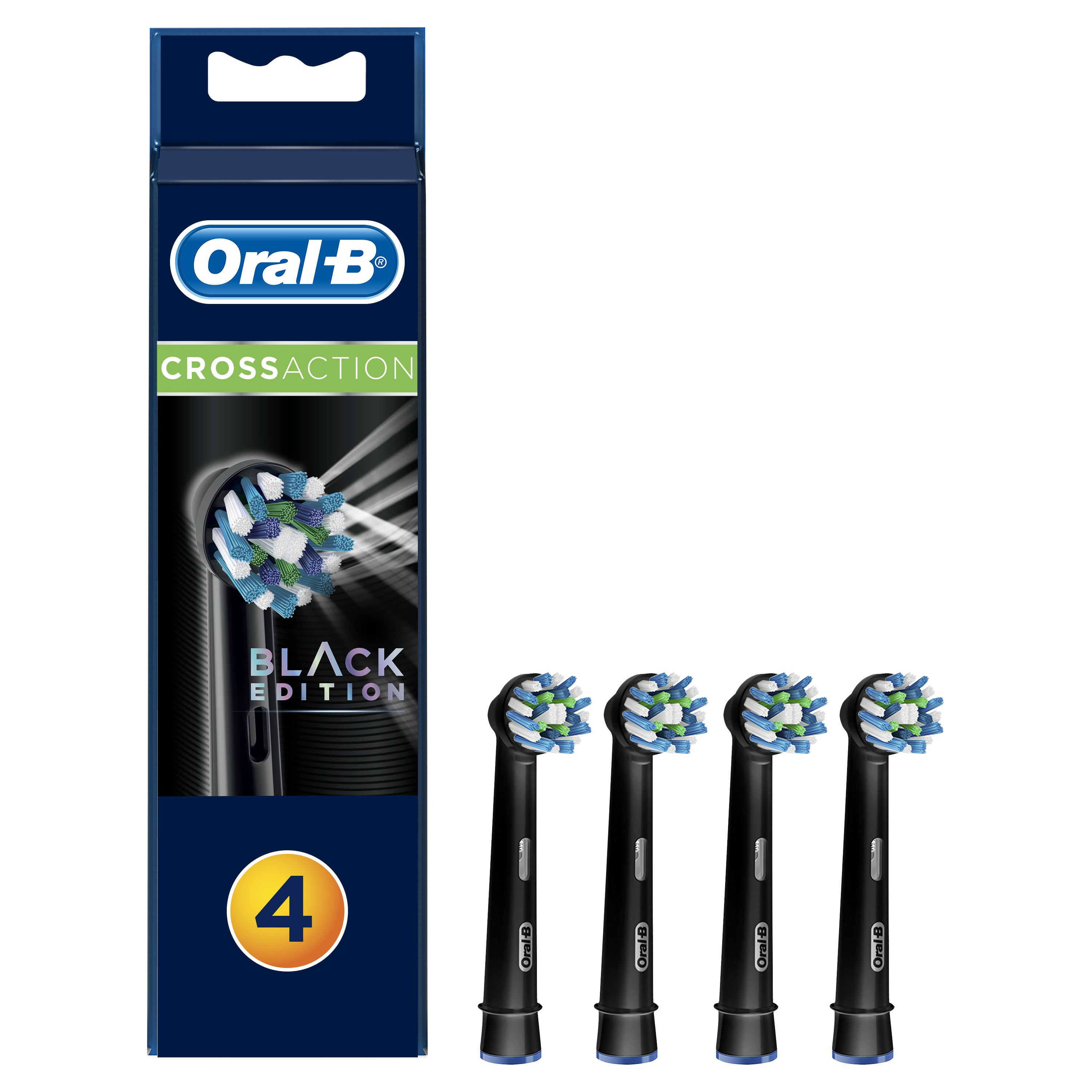 Oral-B CrossAction Black EB50-4 náhradní hlavice 4 ks Oral-B