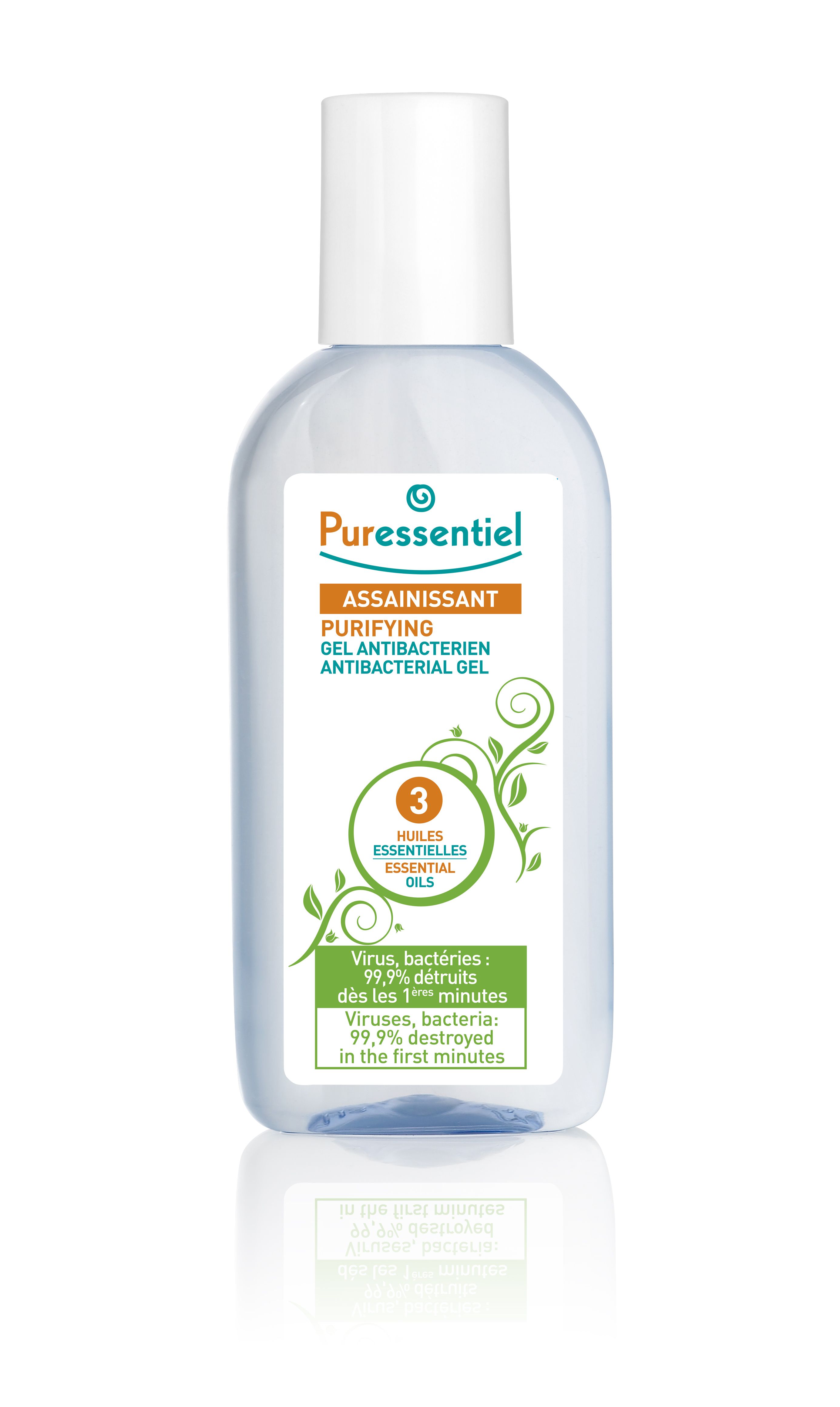 PURESSENTIEL Antibakteriální gel na ruce 80 ml PURESSENTIEL