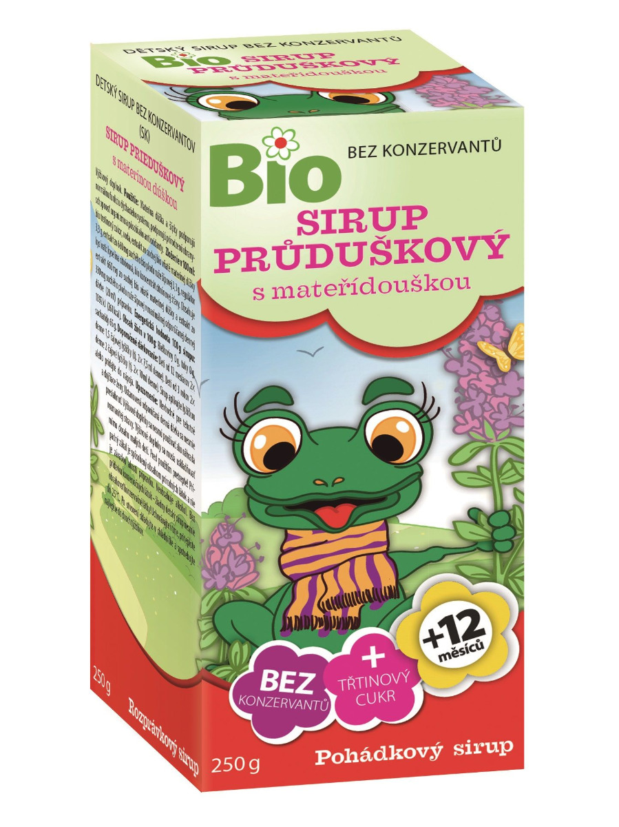 Pohádkový sirup BIO Průduškový 250 g Pohádkový sirup