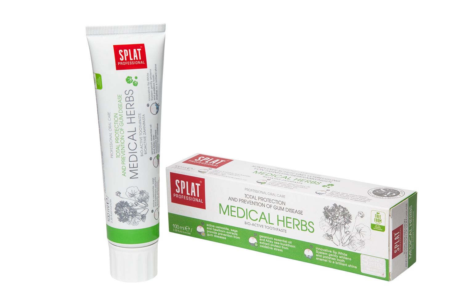 SPLAT Professional MEDICAL HERBS zubní pasta 100 ml SPLAT