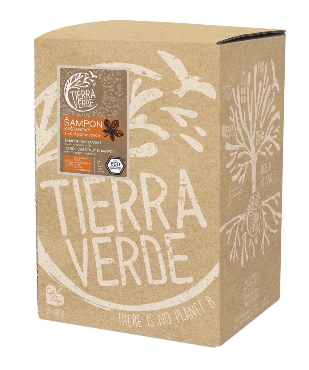 Tierra Verde Šampon kaštanový s vůní pomeranče 5 l Tierra Verde