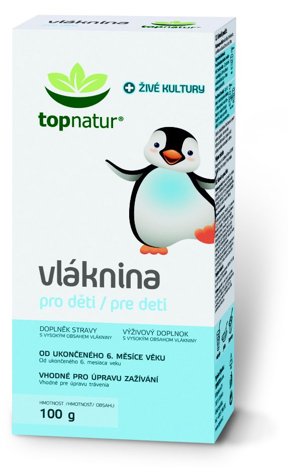 Topnatur Vláknina pro děti 100 g Topnatur