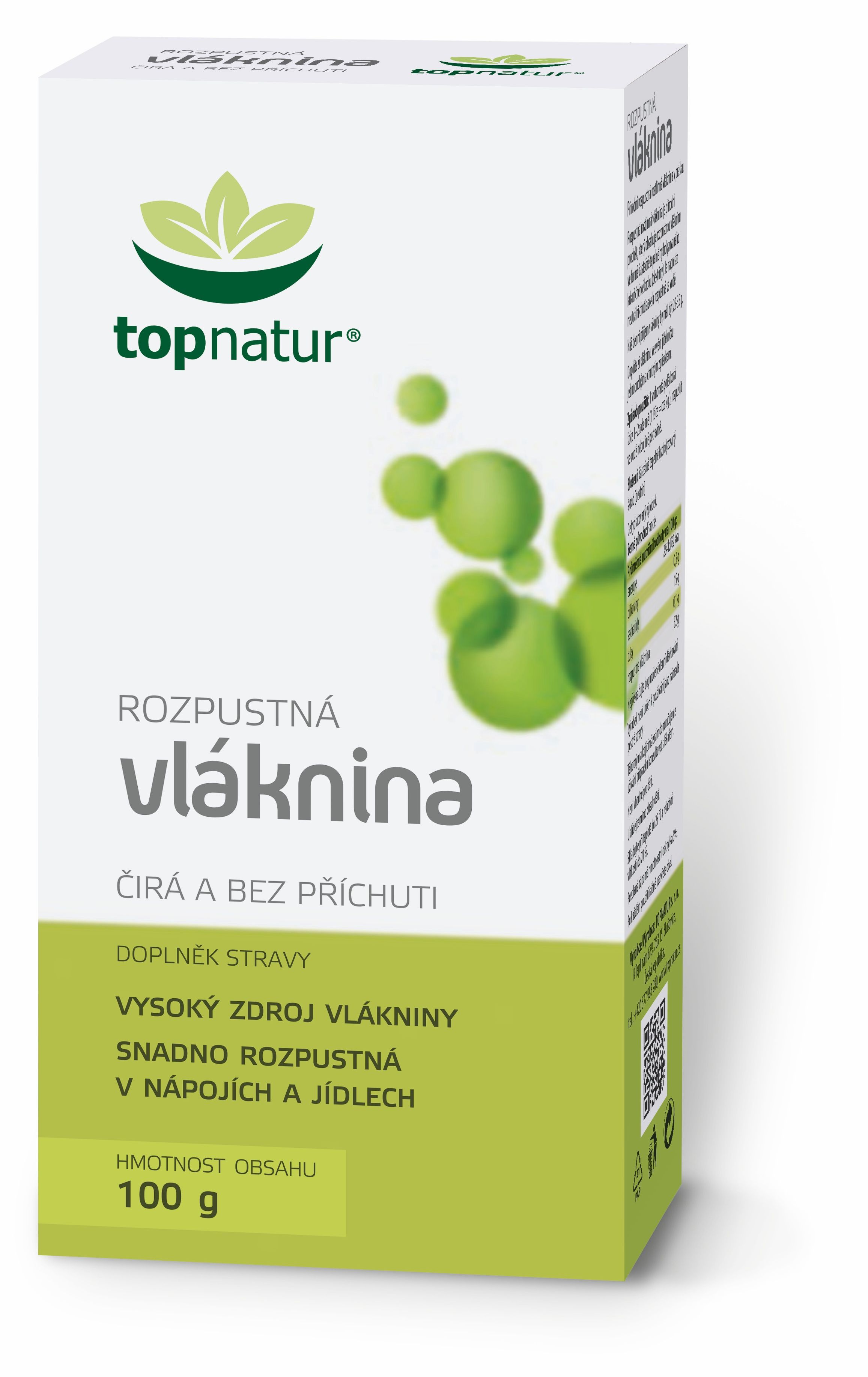 Topnatur Vláknina rozpustná 100 g Topnatur