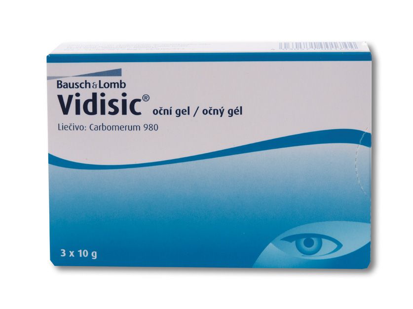 Vidisic Oční gel 3x10 g Vidisic