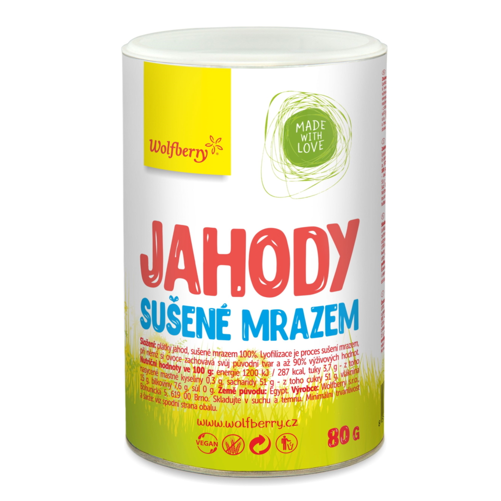 Wolfberry Jahody lyofilizované 80 g Wolfberry