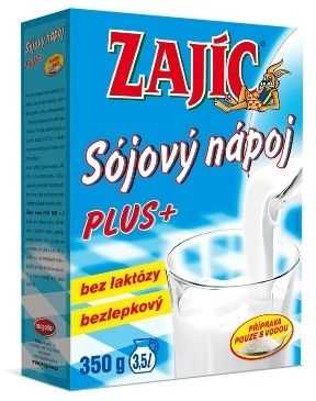 Zajíc Sójový nápoj PLUS krabička 350 g Zajíc