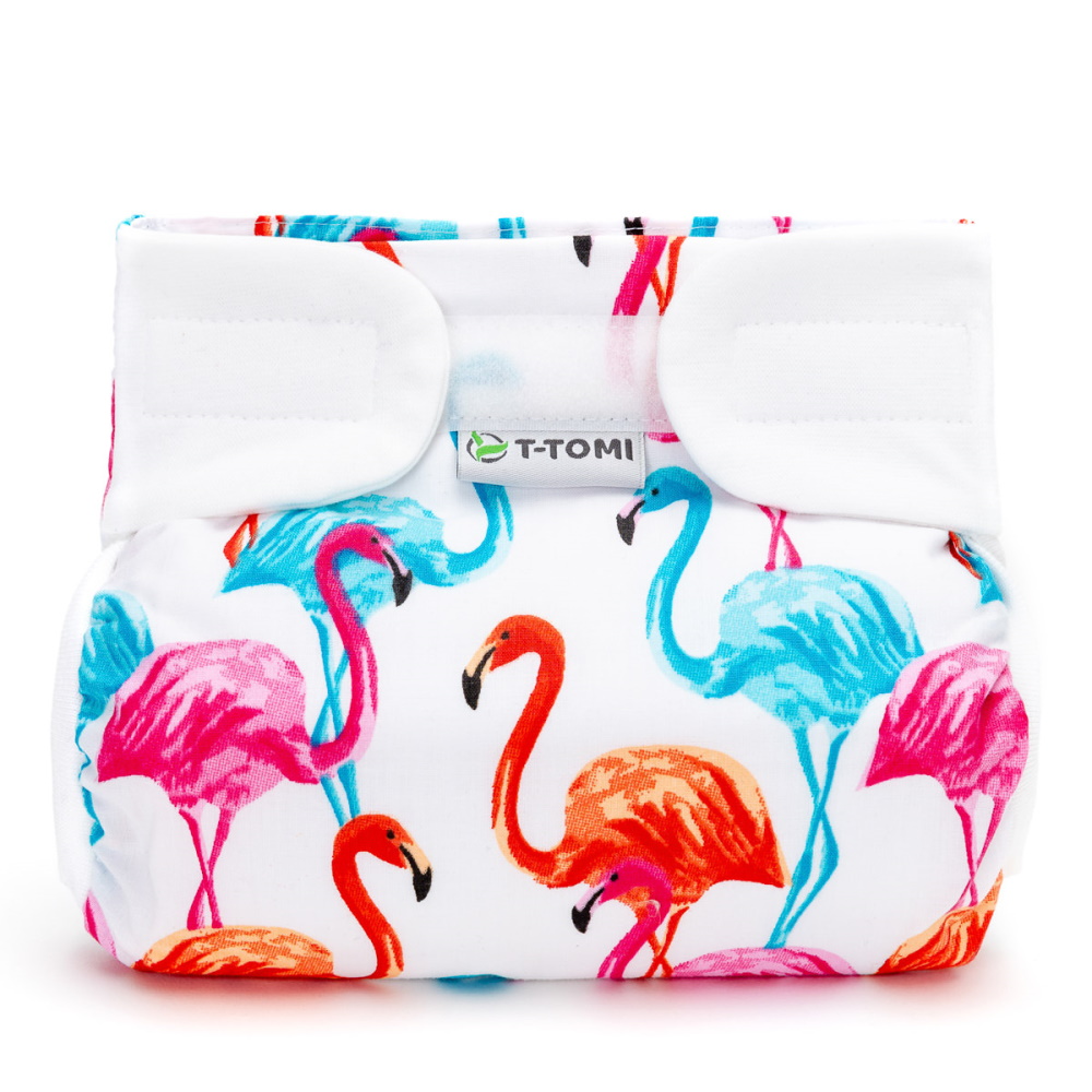 T-tomi Ortopedické abdukční kalhotky suchý zip 3-6 kg 1 ks flamingo T-tomi