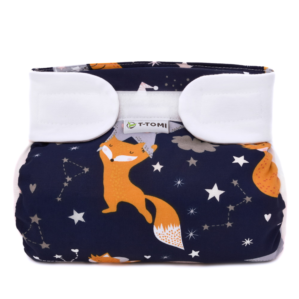 T-tomi Ortopedické abdukční kalhotky suchý zip 3-6 kg 1 ks night foxes T-tomi