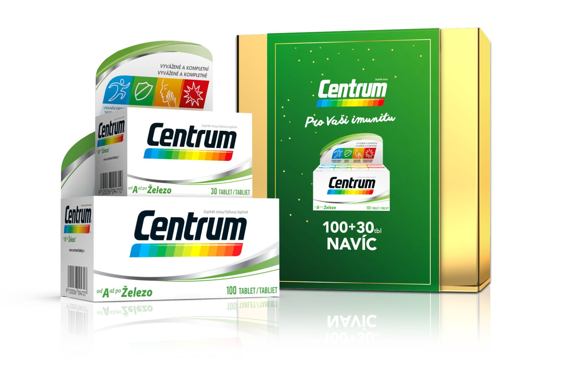 Centrum AZ 100+30 tablet vánoční balení Centrum