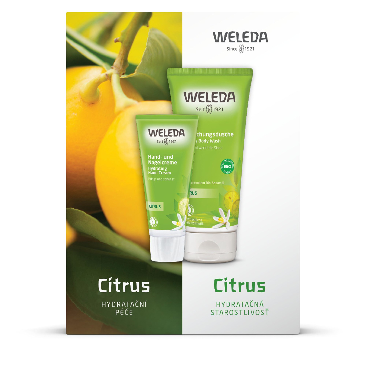 Weleda Citrus hydratační péče dárkový set Weleda