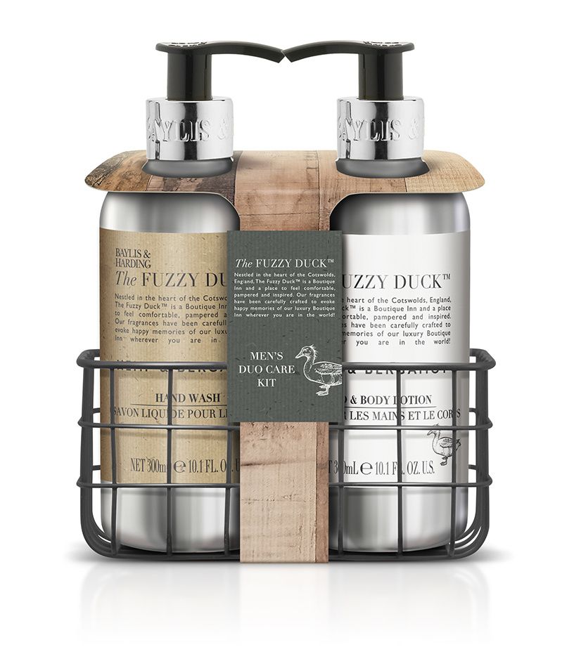 Baylis & Harding Sada péče o tělo pro muže The Fuzzy Duck Men's Hemp & Bergamot 2 ks Baylis & Harding