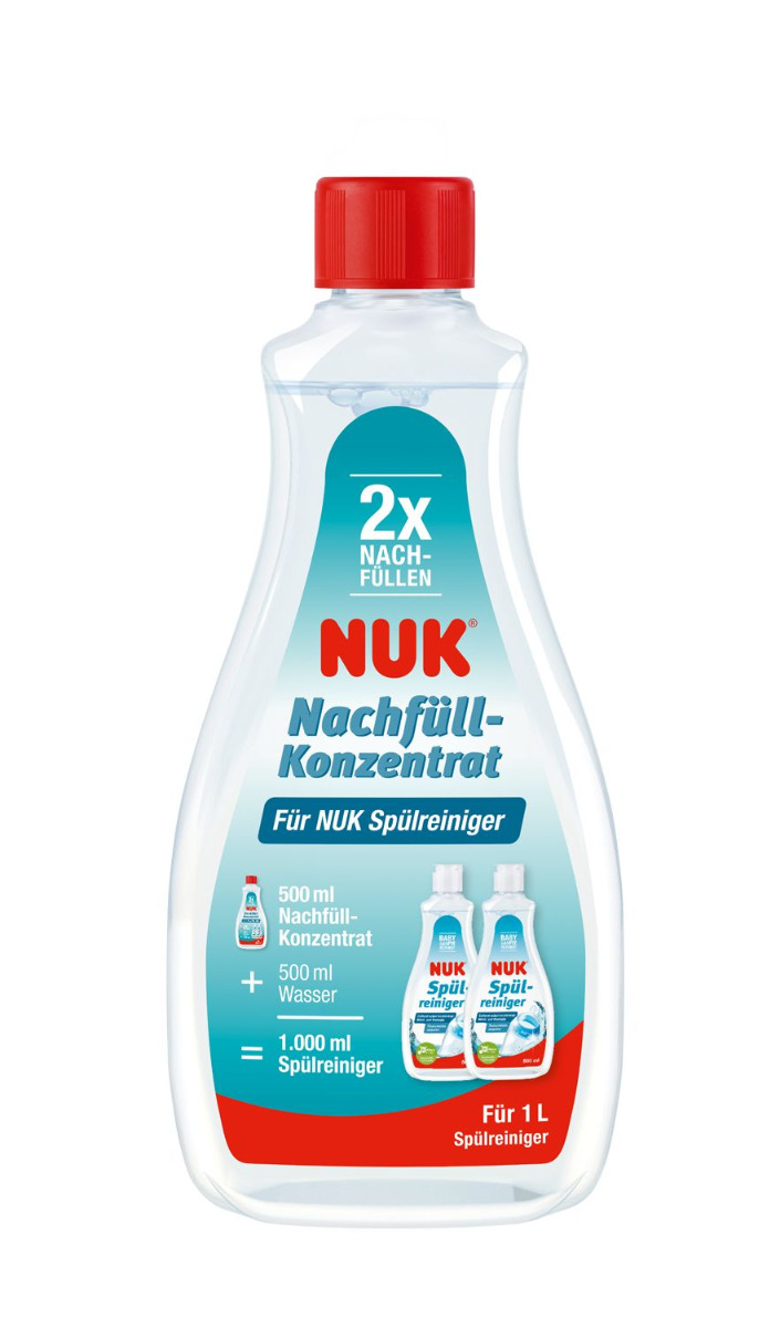 NUK Mycí koncentrát 500 ml pro přípravu 1000 ml prostředku NUK