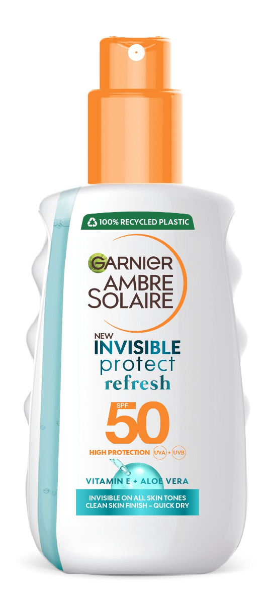 Garnier Ambre Solaire Invisible Protect Sprej na opalování SPF50 200 ml Garnier