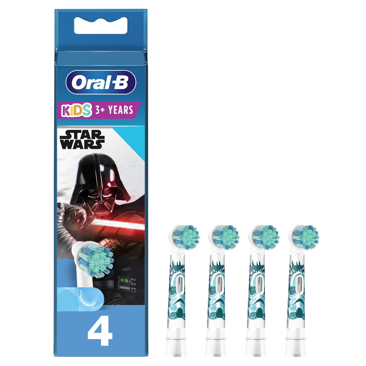 Oral-B EB 10-4 Kids Star Wars náhradní kartáček 4 ks Oral-B