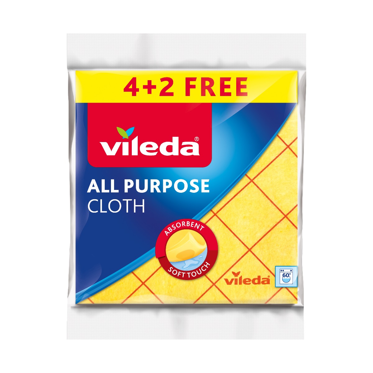 Vileda All Purpose Cloth univerzální hadřík 4+2 ks Vileda