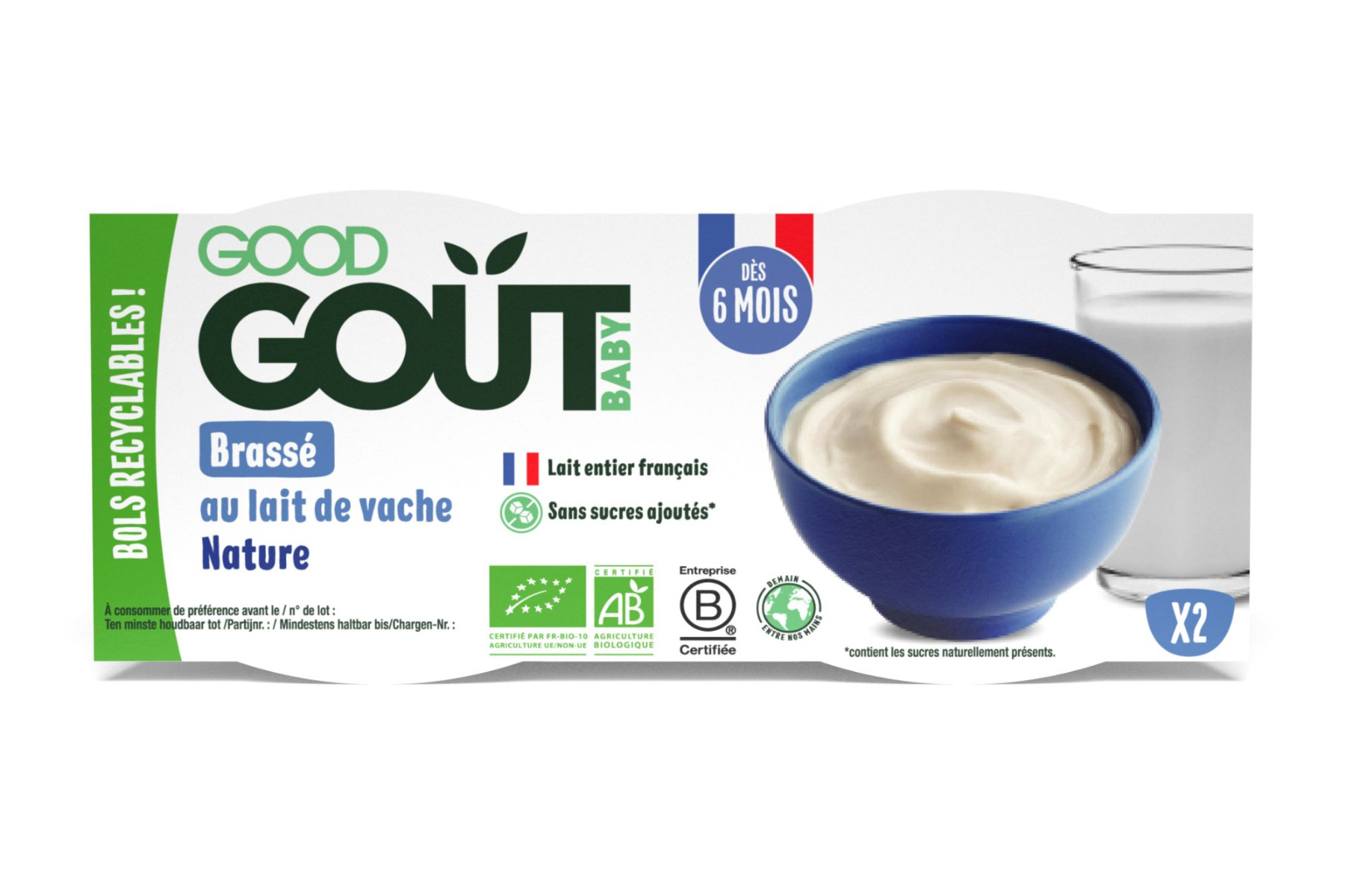 Good Gout BIO Mléčný dezert 2x100 g Good Gout