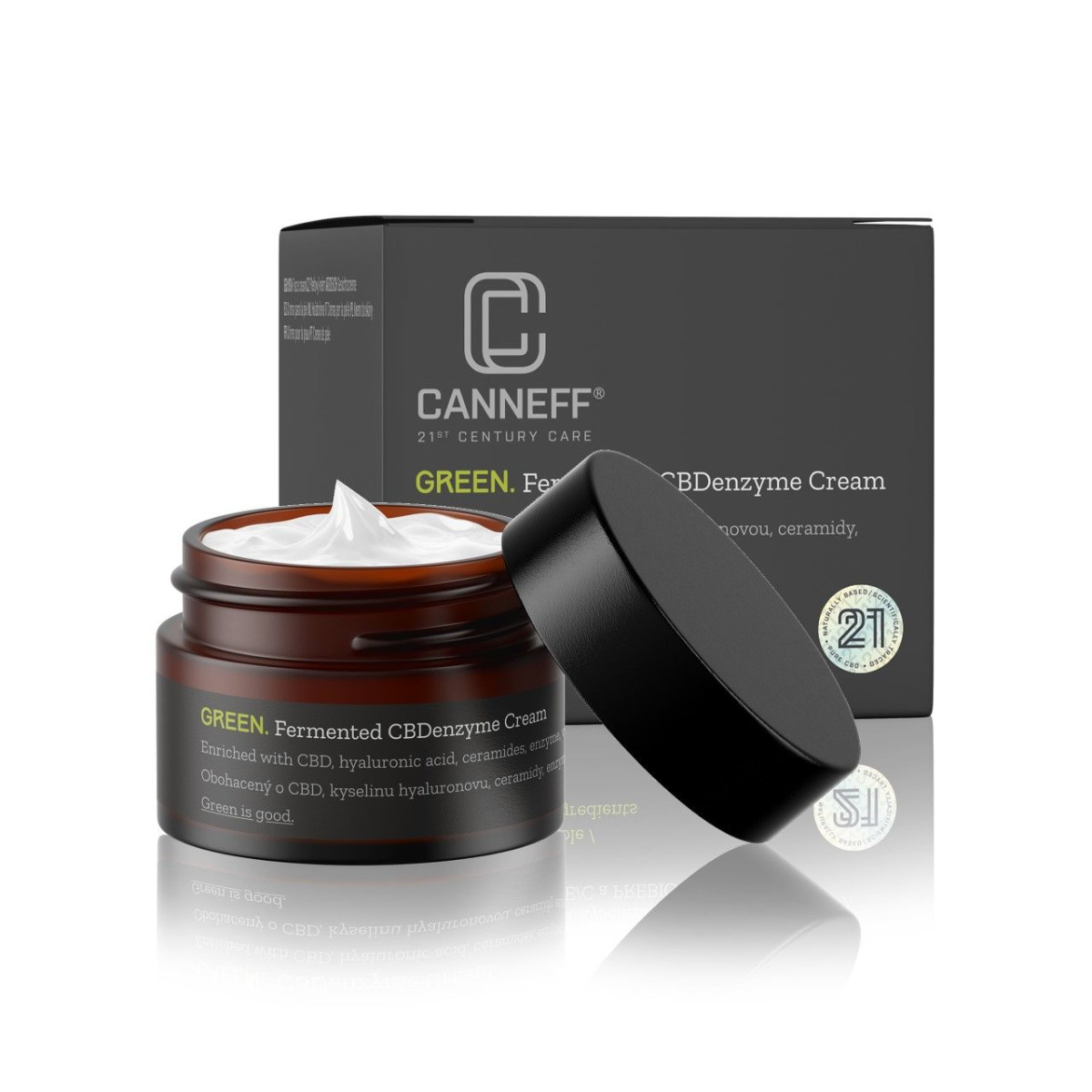 CANNEFF GREEN Fermented CBDenzyme Cream 50 ml CANNEFF