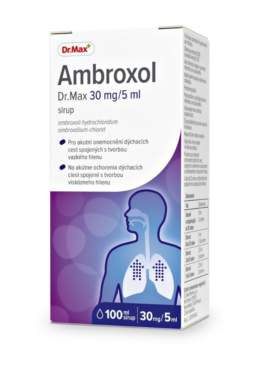 Dr.Max Ambroxol 30 mg/ 5 ml sirup 100 ml Dr.Max