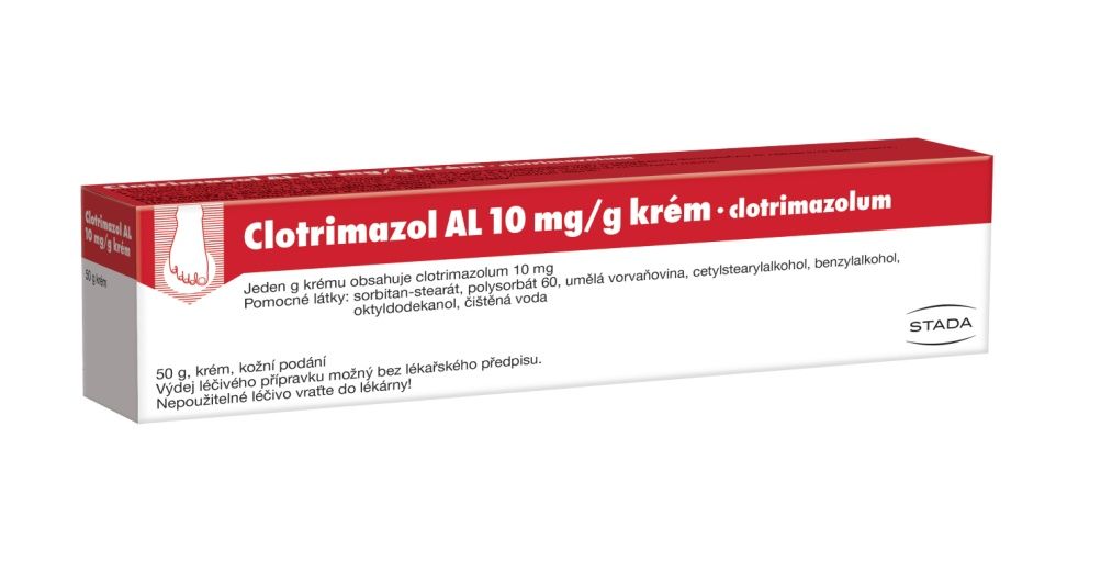 Clotrimazol AL 10 mg/g krém 50 g Clotrimazol AL