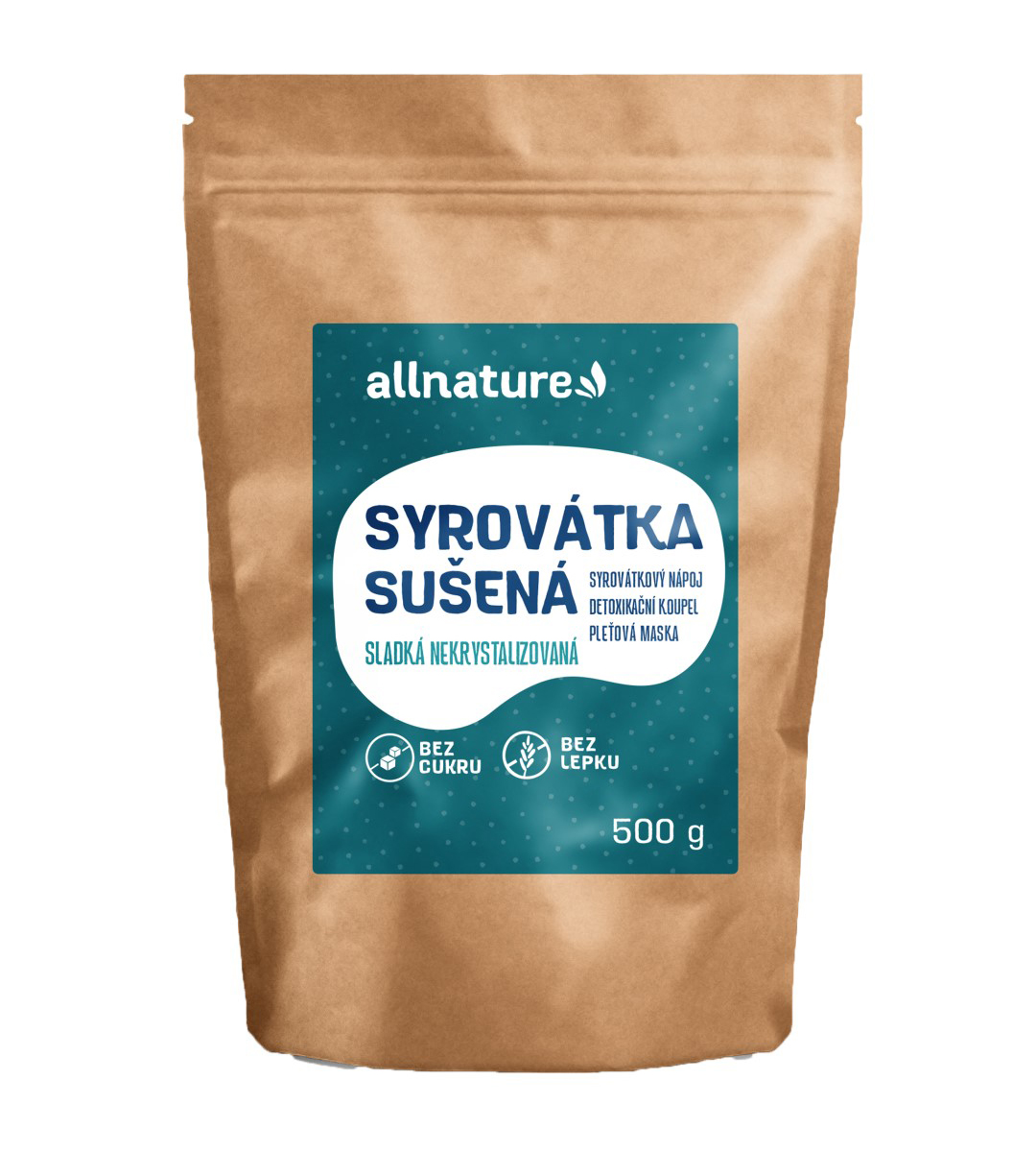 Allnature Syrovátka sušená 500 g Allnature