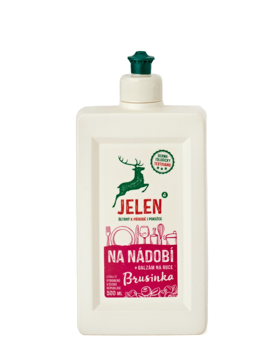 Jelen Na nádobí brusinka 500 ml Jelen