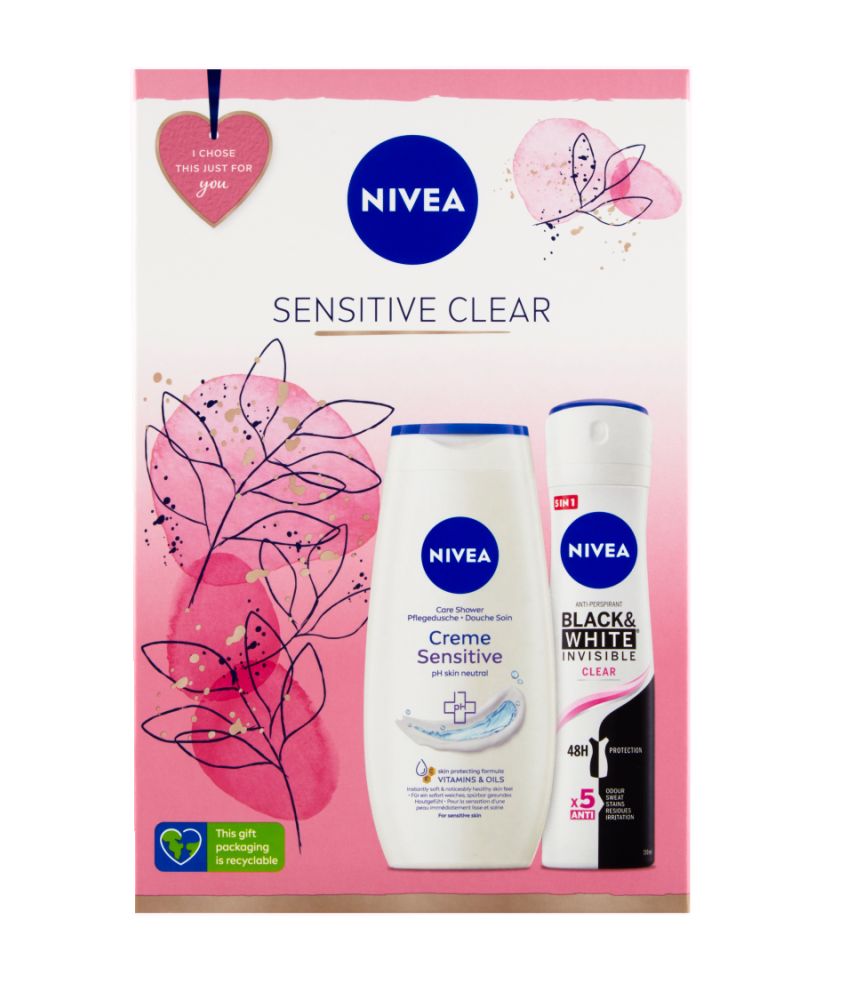 Nivea Box Sensitive Clear dárkový set Nivea