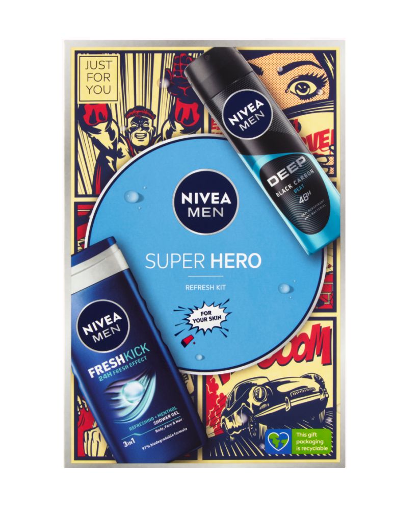 Nivea Men Box Super Hero dárkový set Nivea