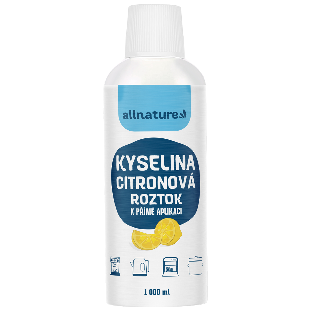 Allnature Kyselina citronová roztok 1000 ml Allnature